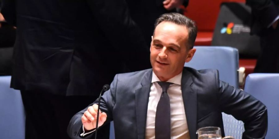 Bundesaussenminister Heiko Maas im UN-Sicherheitsrat