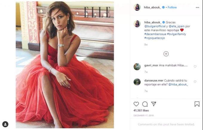 Hiba Abouk ist ein spanischer Serienstar. Hiba