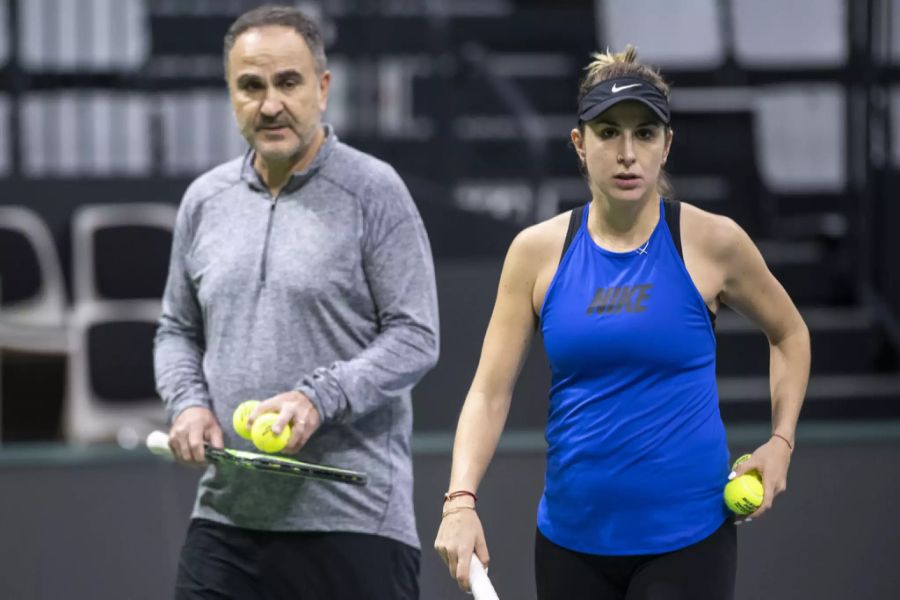 Mittlerweile trainiert Belinda wieder unter der Führung ihres Vaters Ivan Bencic.