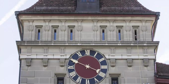 Der Käfigturm in Bern. Käfigturm