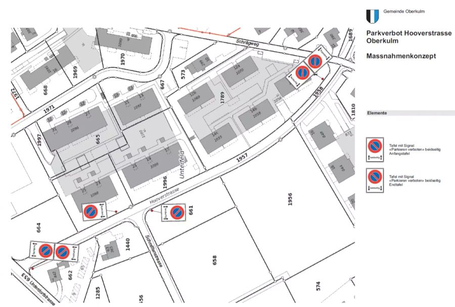 Massnahmeplan Hooverstrasse