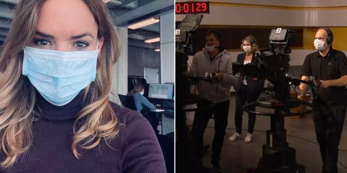 Auch vor der Kamera - Bei SRF herrscht jetzt Maskenpflicht