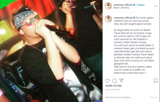 Menowin Fröhlich will an seinem Traum festhalten. Menowin