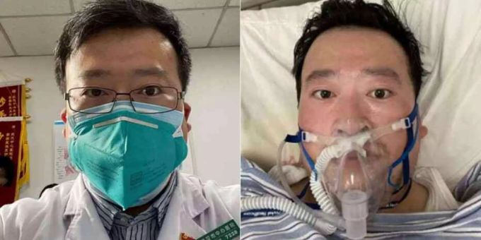 Der chinesische Arzt Li Wenliang der am Coronavirus gestorben ist. Li Wenliang Arzt Coronavirus