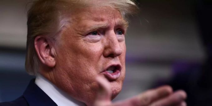 Donald Trump bezeichnet ein mögliches Corona-Medikament als Geschenk Gottes. Donald Trump