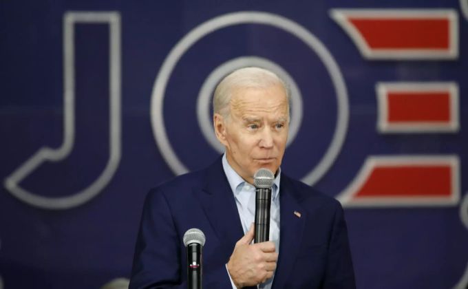 Ex-Vizepräsident Joe Biden erreichte nur den vierten Platz. Joe Biden