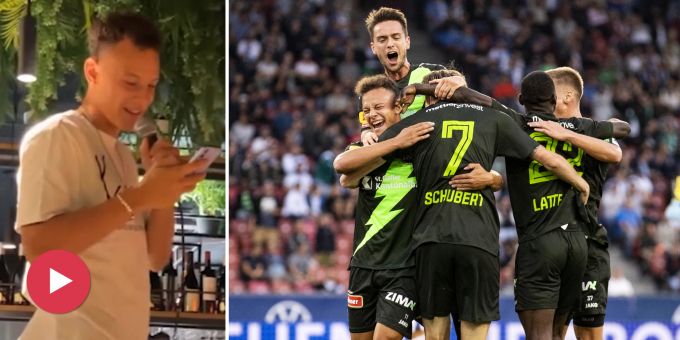 Team-Stimmung passt! - Hier geben die FCSG-Stars beim Karaoke alles