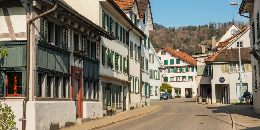 Das Ortszentrum der Gemeinde Wald ZH.