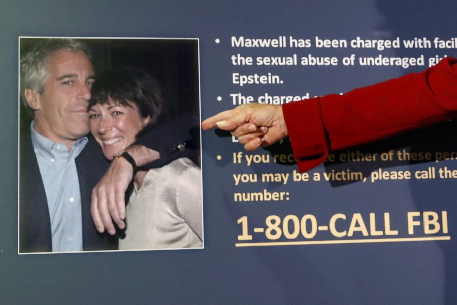 Ghislaine Maxwell und Jeffrey Epstein.