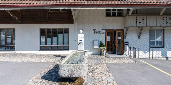 Die Gemeindeverwaltung Grosshöchstetten an der Kramgasse 3. Die Gemeindeverwaltung Grosshöchstetten an der Kramgasse 3.
