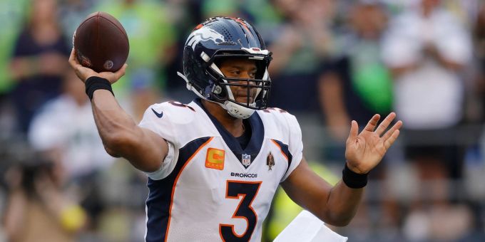 Broncos-Quarterback Russell Wilson verlor mit Denver. Russell Wilson NFL