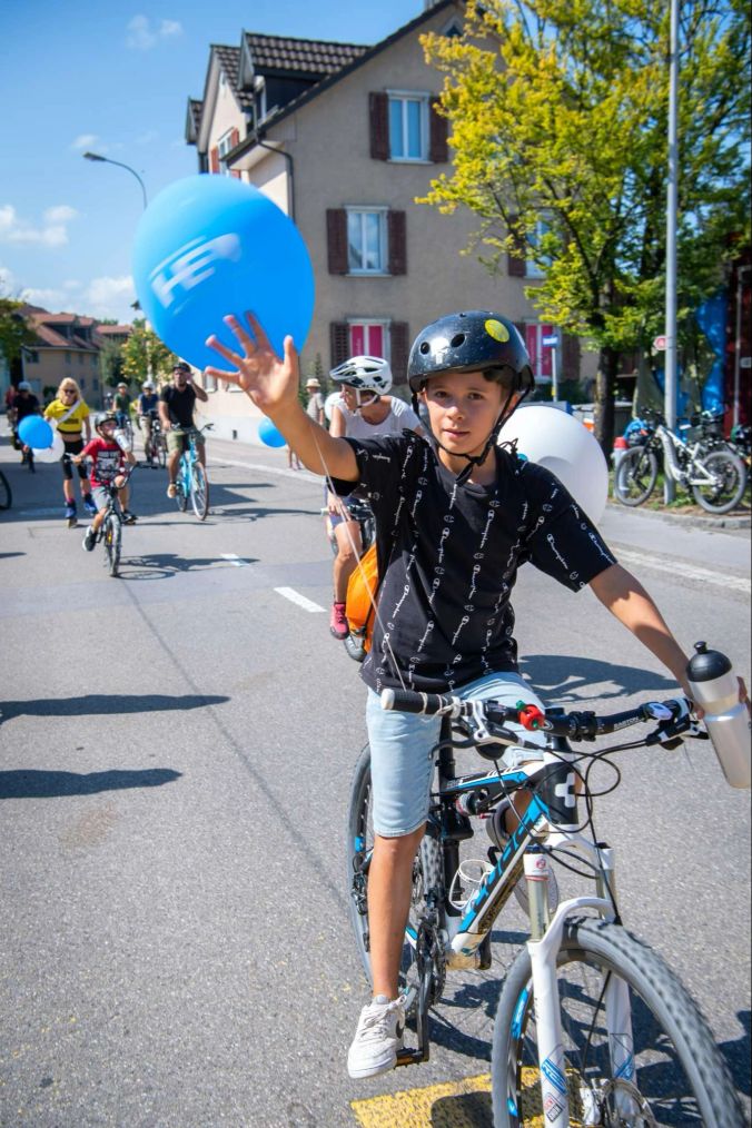 Tolle Stimmung am Slowup in Tübach.
