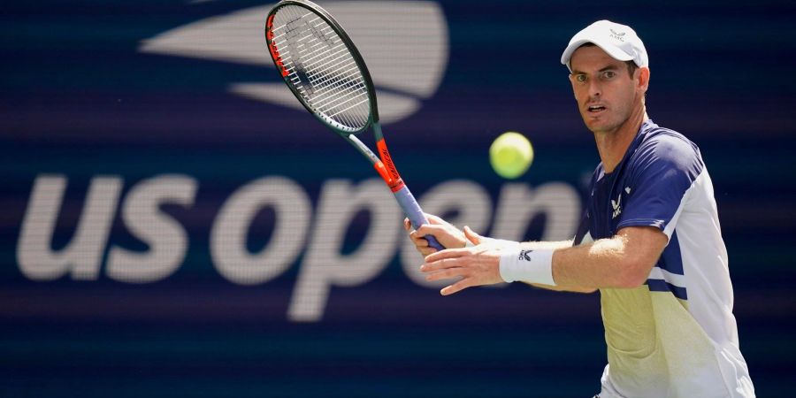 Steht in Runde drei der US Open: Andy Murray in Aktion.