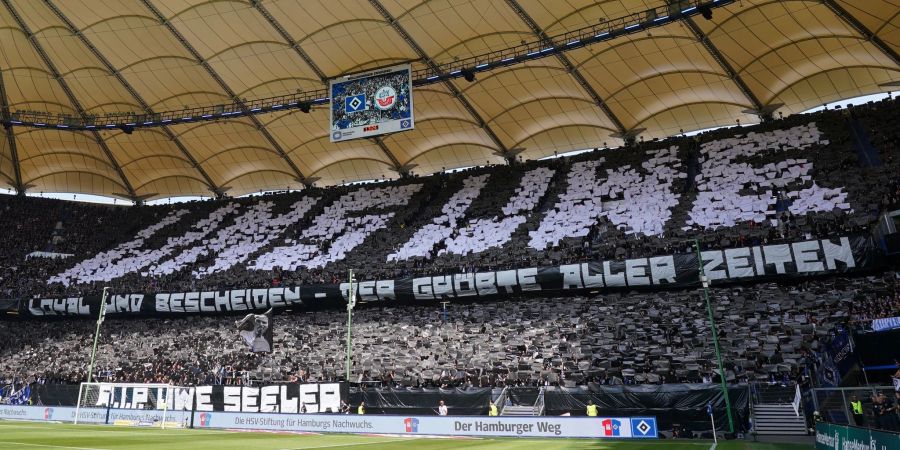 Wunsch der Familie Seeler war es, als Ort der Feierstunde das Volksparkstadion zu wählen und nicht den dafür häufig genutzten Michel.