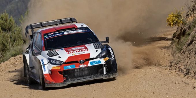 Kalle Rovanperä feiert seinen ersten Saisonsieg in der Rallye-WM. Kalle Rovanperä