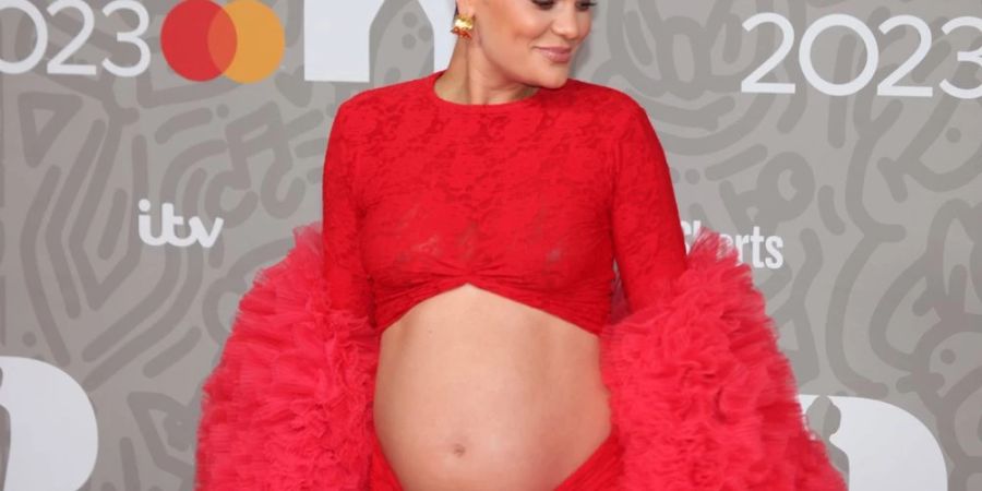 Die schwangere Jessie J bei den Brit Awards im Februar 2023.