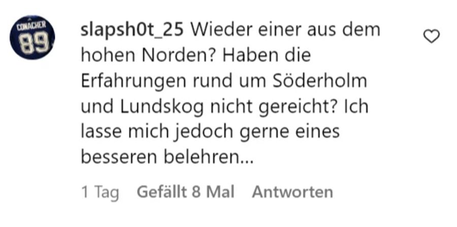 Nicht alle Anhänger sind vollends zufrieden mit der Trainerwahl beim SCB.