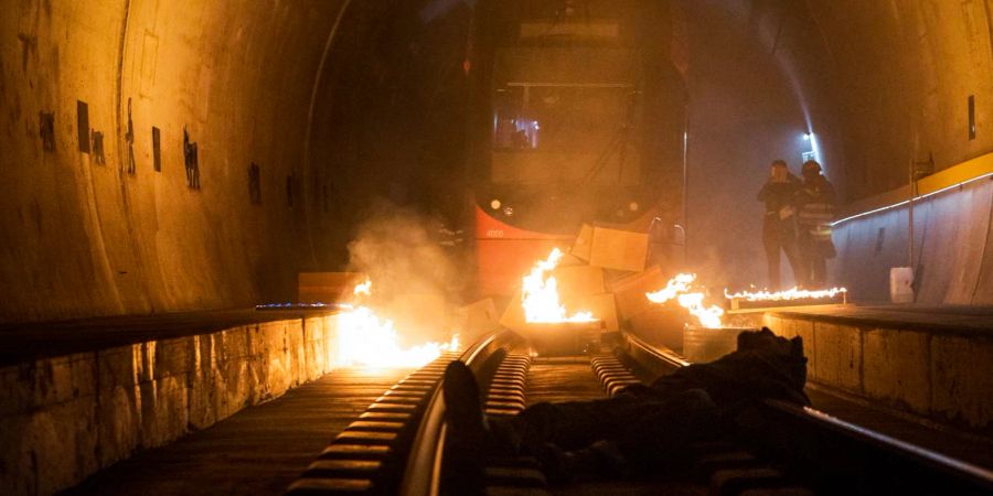 Übung Ruckhaldentunnel