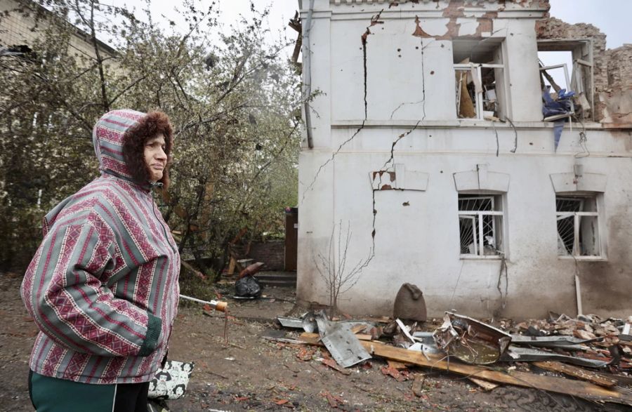 Die Stadt Kupjansk in der Region Charkiw wurde zu Beginn des Ukraine-Kriegs von Russland eingenommen.