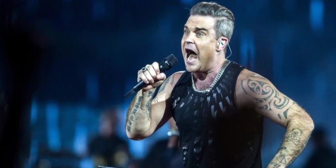 Frauenschwarm Robbie Williams im Jahr 2017. Robbie Williams