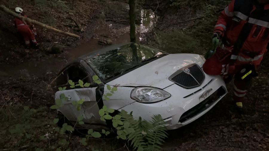 Zuvor hatte er die Kontrolle über sein Fahrzeug verloren.