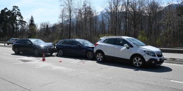 Auffahrkollision in Buchs SG