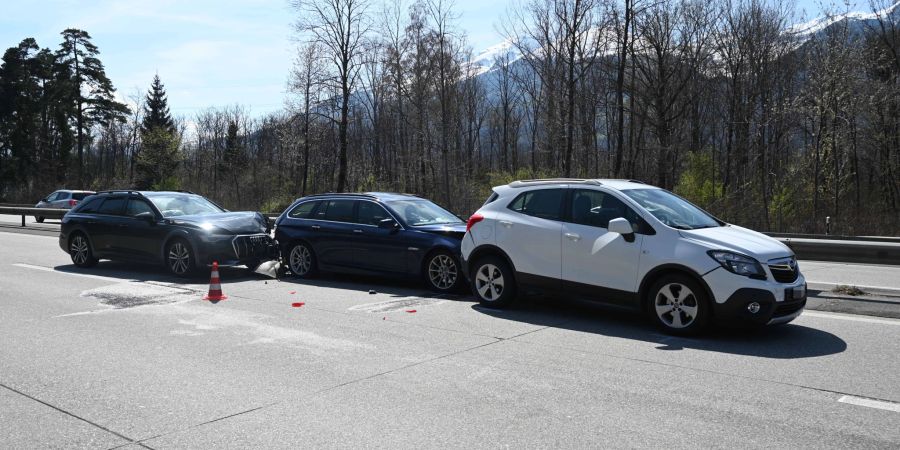 Auffahrkollision in Buchs SG
