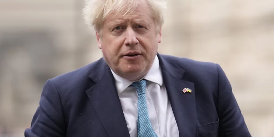 Einem Bericht der englischen Times zufolge, erwäge Boris Johnson, Premierminister von Grossbritannien, die Lieferung von «tödlicheren Waffen» in die Ukraine. Foto: Matt Dunham/AP/dpa