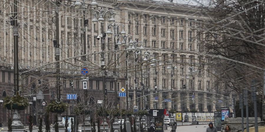 Die Innenstadt von Kiew am Dienstag. (Archivbild)