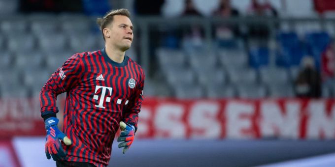 Manuel Neuer arbeitet an seinem Comeback. Bayern münchen