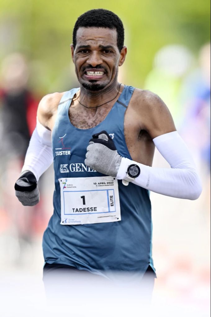 Tadesse Abraham, Marathon Zürich. Tadesse Abraham