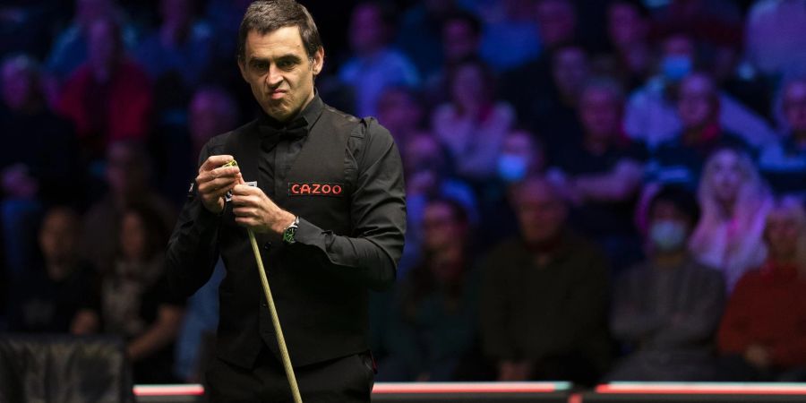 «The Rocket», wie der Engländer Ronnie O'Sullivan genannt wird, gilt als einer der Favoriten bei der WM in Sheffield.
