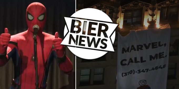 Auf Jobsuche? - «Spider-Man» klettert in Los Angeles auf Hochhaus
