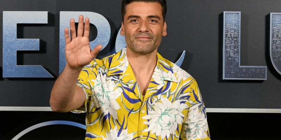 Oscar Isaac stellt «Moon Knight» in Madrid vor.