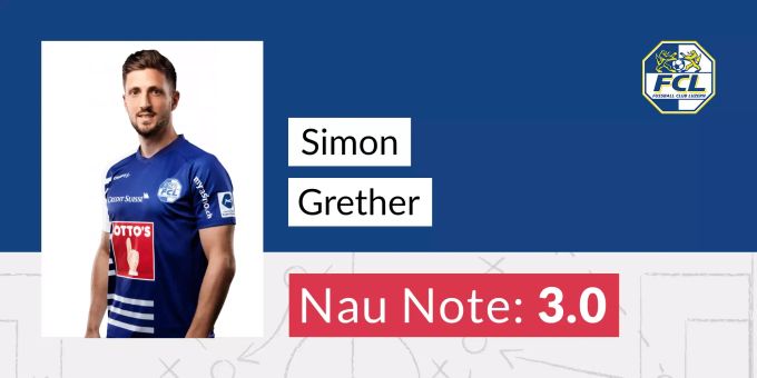 Die Nau-Note für Simon Grether vom FC Luzern. Note Simon Grether