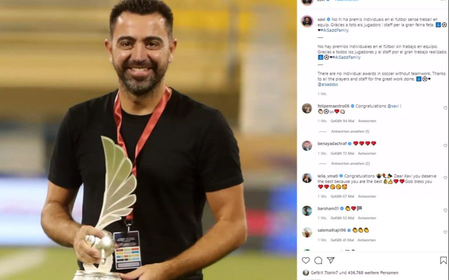 Seit Sommer 2019 amtete er als Trainer bei Al-Sadd in Katar.