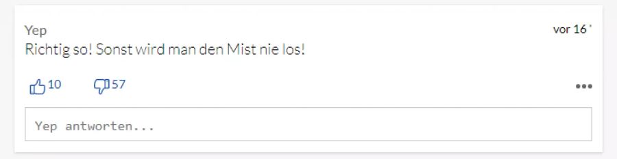 Dieser User hält die Impfpflicht für den einzigen richtigen Weg im Kampf gegen das Coronavirus.