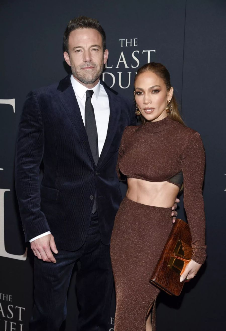 Jennifer Lopez und Ben Affleck an einer Premiere in New York.