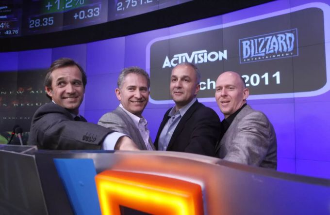 Ein altes Foto der Activision-Blizzard-Chefetage. Nach einigen Sexismus-Vorwürfen lichten sich die Reihen langsam. Activision Blizzard