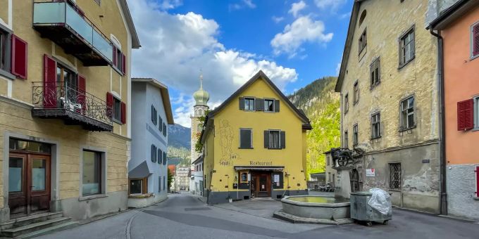 Die Altstadt der Gemeinde Thusis. Die Altstadt der Gemeinde Thusis.