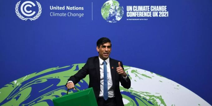 Der britische Finanzminister Rishi Sunak in Glasgow Der britische Finanzminister Rishi Sunak in Glasgow
