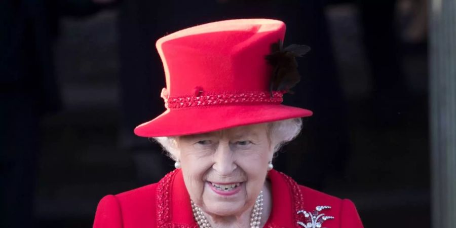 Queen Elizabeth II. nach dem traditionellen Weihnachtsgottesdienst in Sandringham 2019.