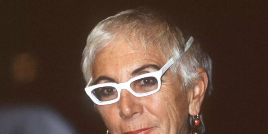 Lina Wertmüller im November 1987 in Berlin. Foto: dpa
