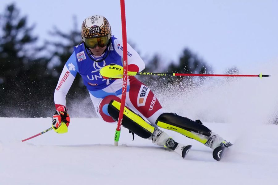 Wendy Holdener lauert auf Position acht.