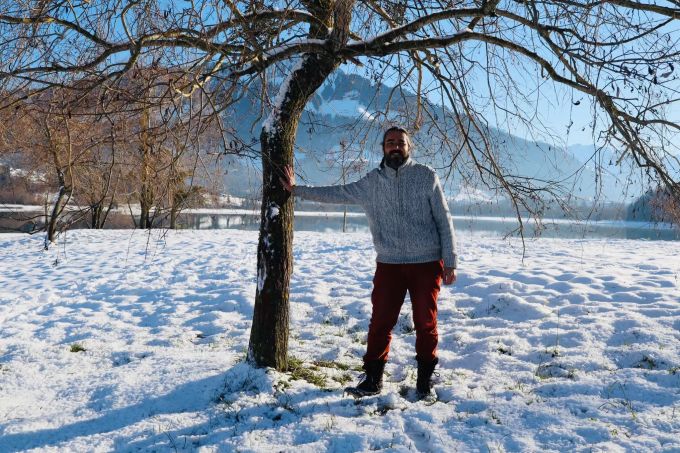 Der Familienvater muss derzeit noch auf Pizza verzichten und auf die Feinkost zurückgreifen. Klimaaktivist