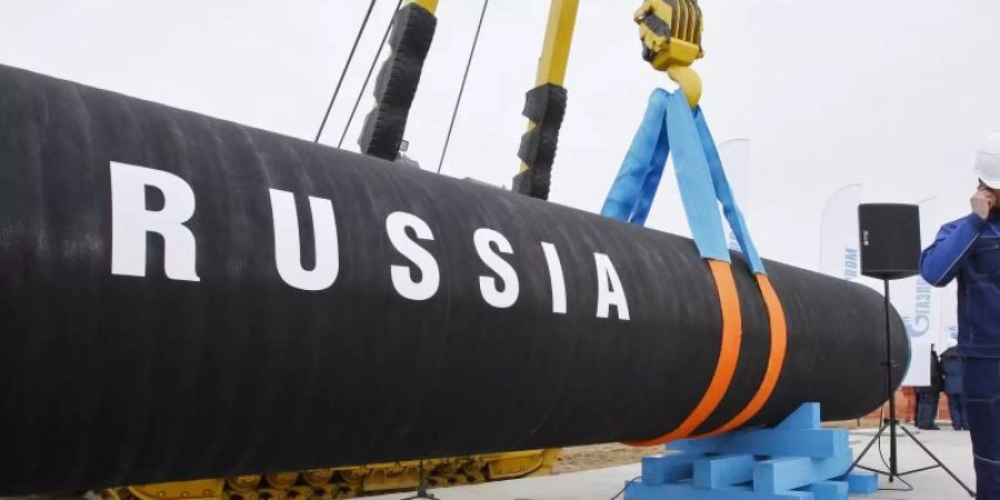 Der Ostsee-Pipeline Nord Stream 2 fehlen nur noch 150 Kilometer. Foto: Dmitry Lovetsky/AP/dpa