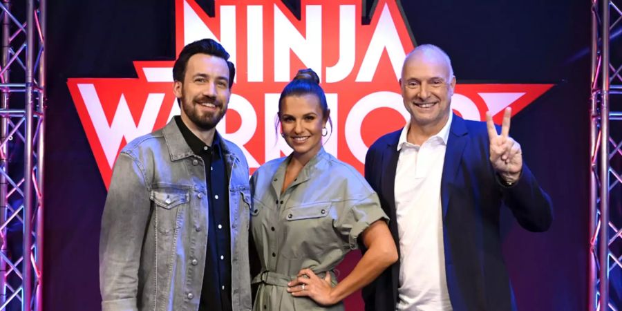 «Ninja Warrior Germany»: Die Moderatoren.