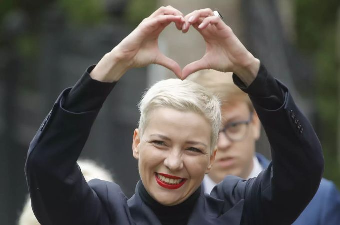 Eine der führenden Persönlichkeiten der Demokratiebewegungen: Maria Kolesnikowa. Maria Kolesnikowa