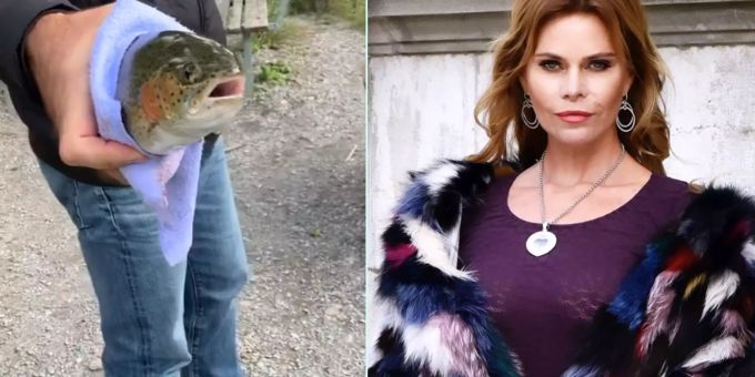 Wegen Fisch-Video - Tierquäler-Vorwürfe gegen Irina Beller in Gstaad BE