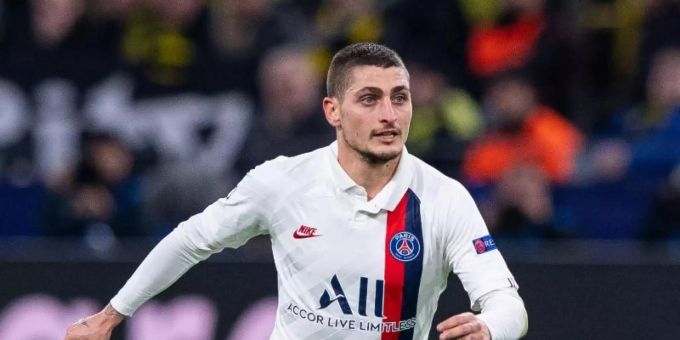 Paris Saint-Germain muss im Champions-League-Viertelfinale auf Marco Verratti verzichten. Foto: Guido Kirchner/dpa/Archivbild Marco Verratti Paris Saint-Germain.